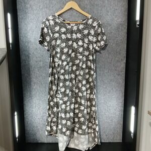 Disney Mickey Mouse All Over Print Short Sleeve Midi Dress‎ Women